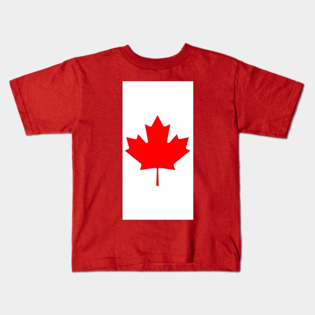 National Flag of Canada Day Kids T-Shirt by Shariss